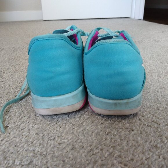 NIKE Free Women's Teal Purple Running Shoes Size 6.5 - Picture 4 of 7